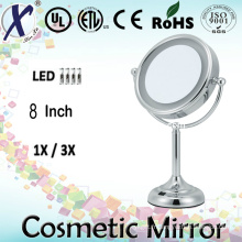8′′ batterie miroir cosmétique